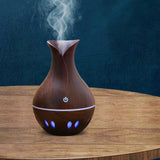 Aromatherapy Diffuser Wood Grain for Home Car Fogger Fresher Household dark wood grain