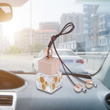 Refillable Hanging Charm Perfume Bottle Dispenser Holder 10ml Car Room