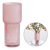 Maxbell  Art Glass Vase Table Plant Container Holder Wedding Home Decor Pink Small A