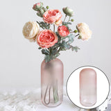 Maxbell  Art Glass Vase Table Plant Container Holder Wedding Home Decor Pink Large B