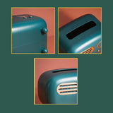 Tissue Box Bathroom Tissues Holder Case Restaurant Napkin Dispenser Green