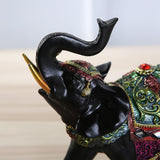 Elephant Statue Resin Figurines Crafts Sculptures Home Decor Ornament Right