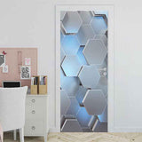 Maxbell 3D Door Stickers Mural Self Adhesive Wallpaper PVC Removable Wall Decals M