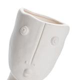 Maxbell  Vase Ceramic Art Tabletop Flower Pot Modern Figurines Home 8.5x8.5x14cm