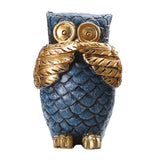 Resin Owl Statue Decor Desktop Decor Animal Sculptures Home Decor Style 3