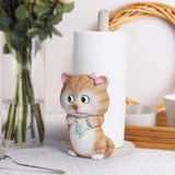 Toilet Paper Roll Holder Tissue Stand Office Kitchen Decor Cat