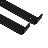 Metal Shelf Brackets for Shelves Heavy Duty Art Decorative Storage Black