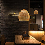 Maxbell Woven Pendant Ceiling Light Fixture E27 Hanging Lamp Fitting Indoor 35cm