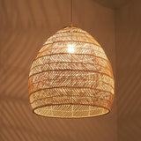 Maxbell Woven Pendant Ceiling Light Fixture E27 Hanging Lamp Fitting Indoor 35cm