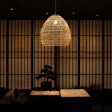 Maxbell Woven Pendant Ceiling Light Fixture E27 Hanging Lamp Fitting Indoor 35cm