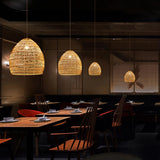 Maxbell Woven Pendant Ceiling Light Fixture E27 Hanging Lamp Fitting Indoor 35cm