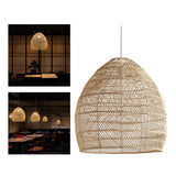 Maxbell Woven Pendant Ceiling Light Fixture E27 Hanging Lamp Fitting Indoor 35cm