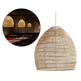 Maxbell Woven Pendant Ceiling Light Fixture E27 Hanging Lamp Fitting Indoor 35cm