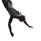 Rock Climbing Men Sculpture Wall Hanging Decoration Figurine Upsidedown