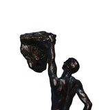 Rock Climbing Men Sculpture Wall Hanging Decoration Figurine One-handed