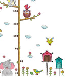 Kids Growth Height Chart Wall Door Sticker Ruler Nursery Decor 30x90cm_1pc