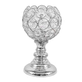Crystal Votive Candlesticks Candle Holder Wedding Event 8.5x14.5cm Silver