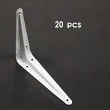 Metal Wall Angle Floating Shelf Brackets Corner Shelving Supports 4x5inch