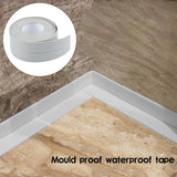 Maxbell PVC Wall Sealing Strip Tape Waterproof Self Adhesive Caulk Kitchen Bathroom Gray