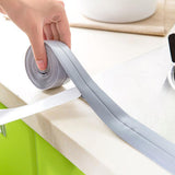 Maxbell PVC Wall Sealing Strip Tape Waterproof Self Adhesive Caulk Kitchen Bathroom Gray