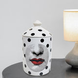 Creative Lady Face Candle Holder Candelabra Makeup Storage Box Flower Pots