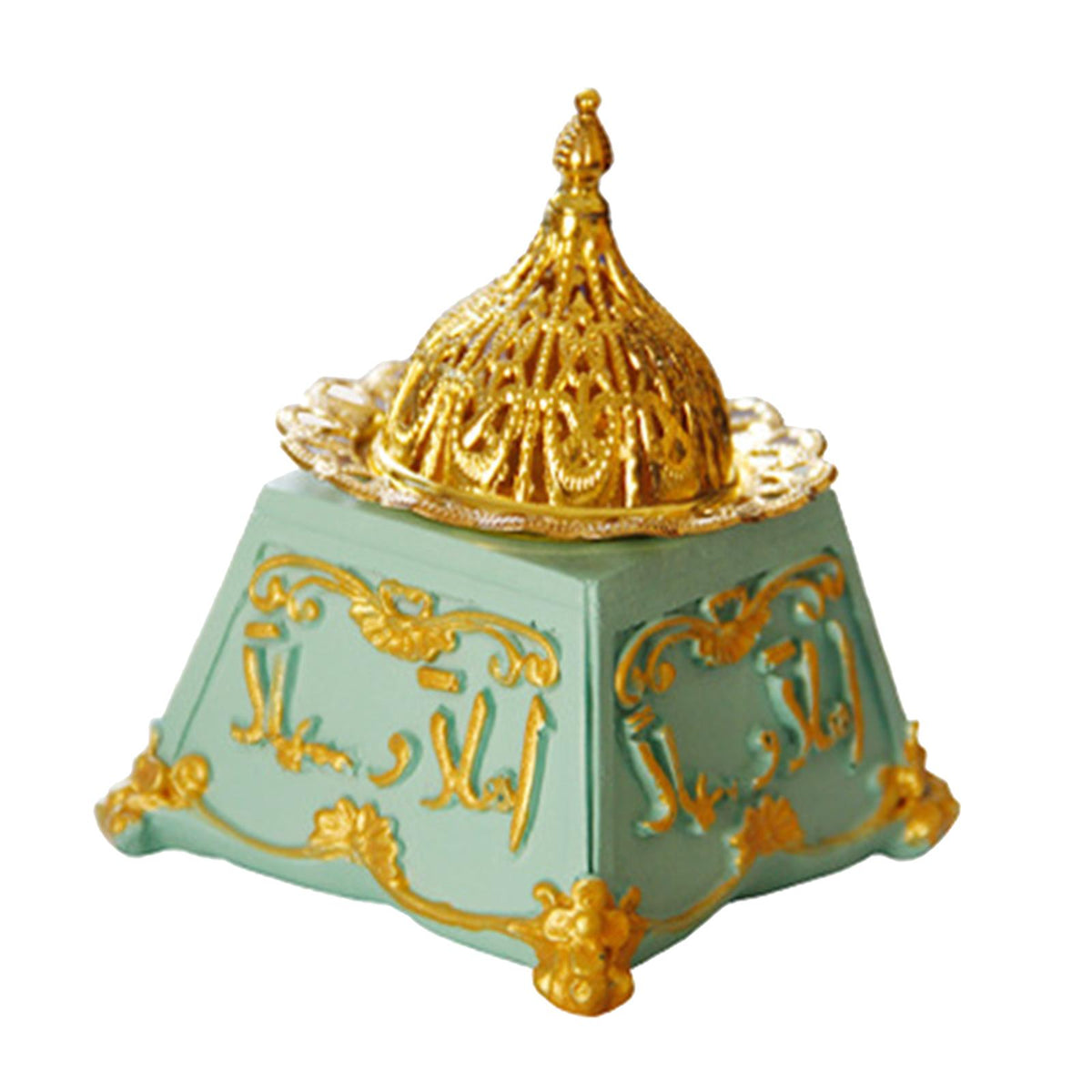 Middle East Arab Incense Burner Resin Burner Home Decoration Blue