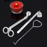 3PCS/Set Candle Wick Trimmer Snuffer Dipper Cutter Scissor Tool Kit