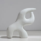 Maxbell  Elegant Ceramic Vase Simplest Decorative Studio Bookcase Decor Centerpiece C