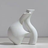 Maxbell  Elegant Ceramic Vase Simplest Decorative Studio Bookcase Decor Centerpiece E