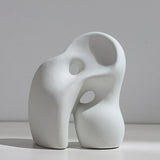 Maxbell  Elegant Ceramic Vase Simplest Decorative Studio Bookcase Decor Centerpiece F