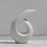 Maxbell  Elegant Ceramic Vase Simplest Decorative Studio Bookcase Decor Centerpiece G