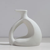 Maxbell  Elegant Ceramic Vase Simplest Decorative Studio Bookcase Decor Centerpiece H