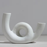 Maxbell  Elegant Ceramic Vase Simplest Decorative Studio Bookcase Decor Centerpiece I