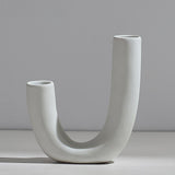 Maxbell  Elegant Ceramic Vase Simplest Decorative Studio Bookcase Decor Centerpiece J