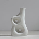 Maxbell  Elegant Ceramic Vase Simplest Decorative Studio Bookcase Decor Centerpiece L