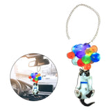 Maxbell Rear View Mirror Pendant Acrylic Handbag Cellphone Keyring Hanging Ornament