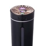 Maxbell Portable Mini Cup Humidifiers with LED Night Light for Office Bedroom Black