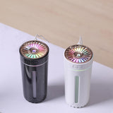 Maxbell Portable Mini Cup Humidifiers with LED Night Light for Office Bedroom Black