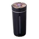 Maxbell Portable Mini Cup Humidifiers with LED Night Light for Office Bedroom Black