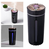 Maxbell Portable Mini Cup Humidifiers with LED Night Light for Office Bedroom Black