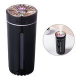 Maxbell Portable Mini Cup Humidifiers with LED Night Light for Office Bedroom Black