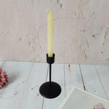 2x Taper Candle Holder Candlestick Table Centerpiece Dinner Ornament Black