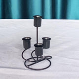 Candlestick Holders Candle Stand Candelabra for Wedding Home Dinner Black