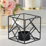 Candle Holder Votive Tealight Candlestick Desktop Dinner Holiday Decor black