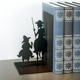 Metal Bookends Iron Book Ends Desktop Divider Holder Decoration Knight