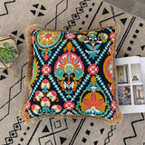 Pillow Case Cotton Boho Throw Cushion Cover Pillowcase Decor 45x45cm