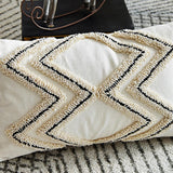 Tufted Cushion Cover Pillowcase Morocco Style for Sofa Bed Couch Home Decor B 30x50cm