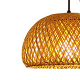 Maxbell Bamboo Lamp Shades Weave Hanging Light Ceiling Lamp Chandelier Decor C