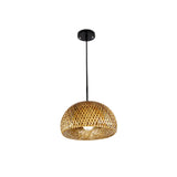 Maxbell Bamboo Lamp Shades Weave Hanging Light Ceiling Lamp Chandelier Decor C