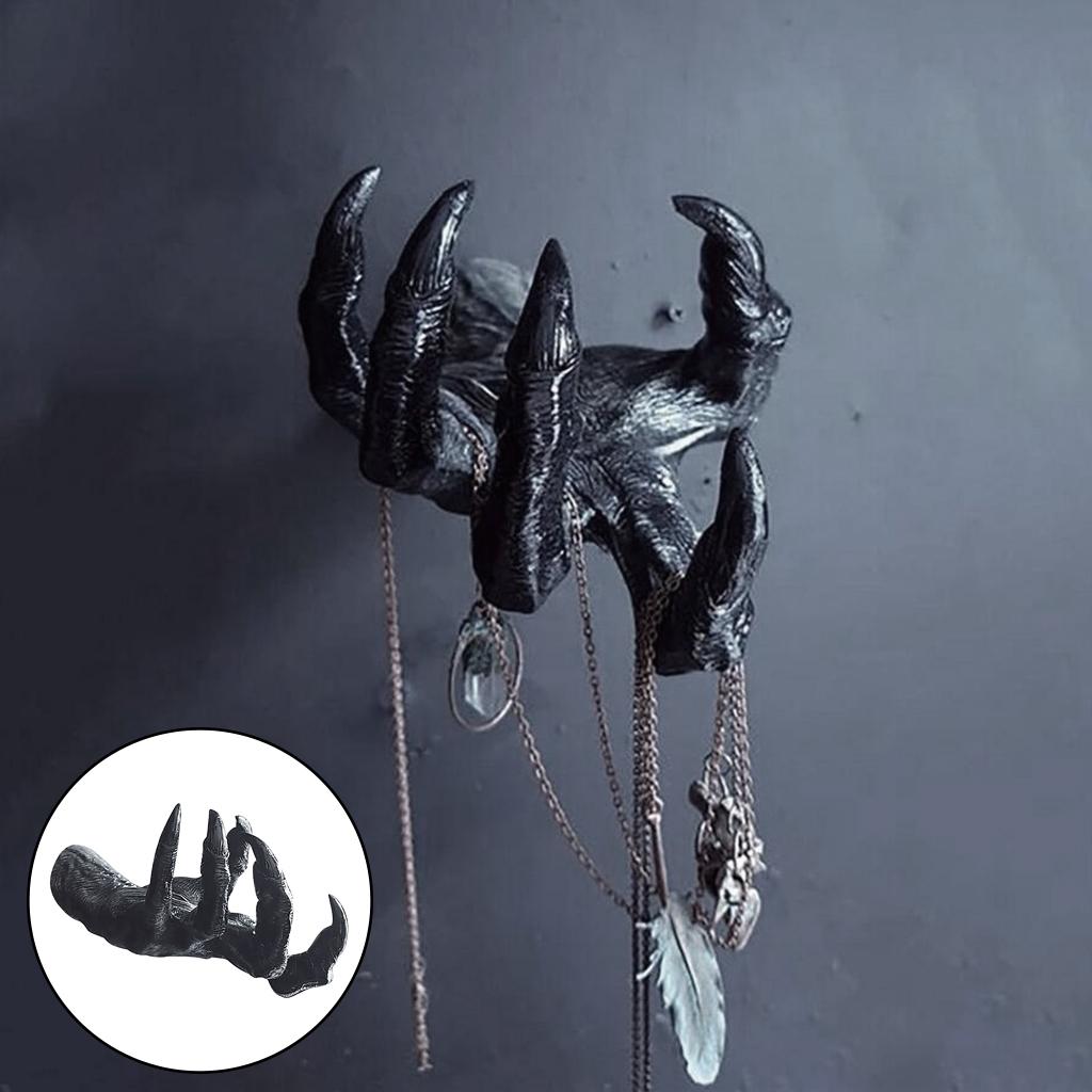 Wall Statues Gothic Sculpture Art Figurines Wall Mount Bar Outdoor Decor
